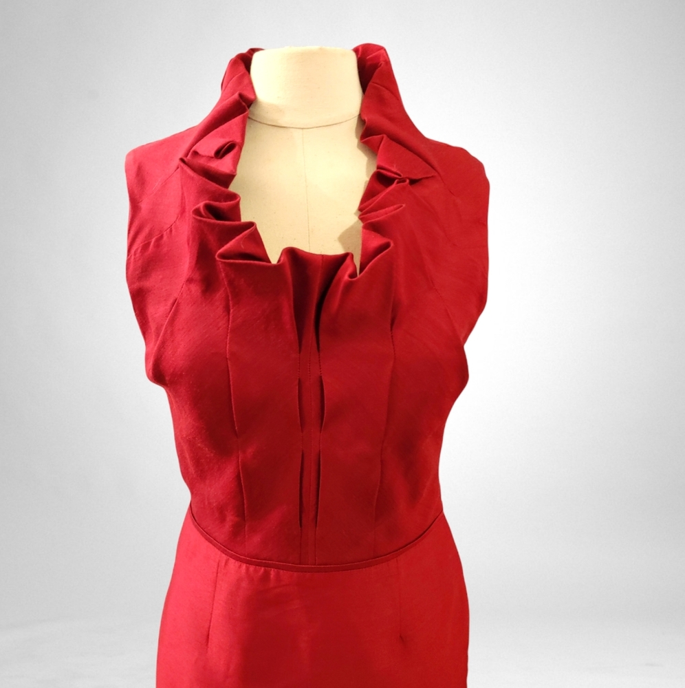 Lela Rose Ruffled Shift Dress - image 2